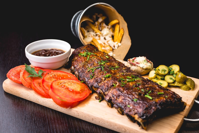 Grilled ribeye steak